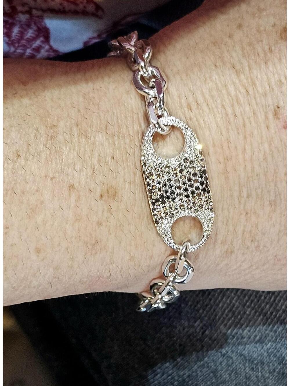 Micro Pave CZ Mariner Bracelet Ombre Brown Bolo Adjustable BP Halloween Stack